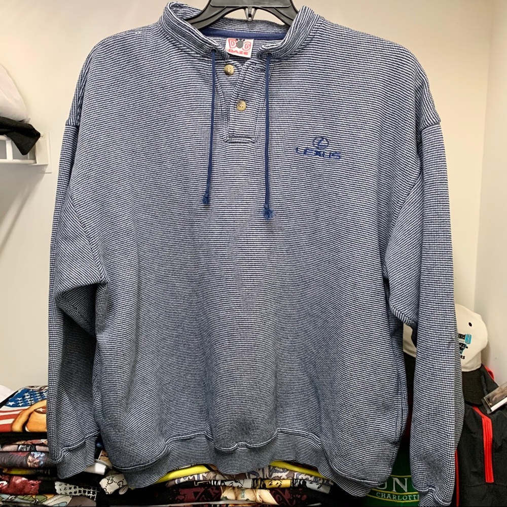 Vintage 90s Lexus Dog Daze Sweatshirt Blue XL